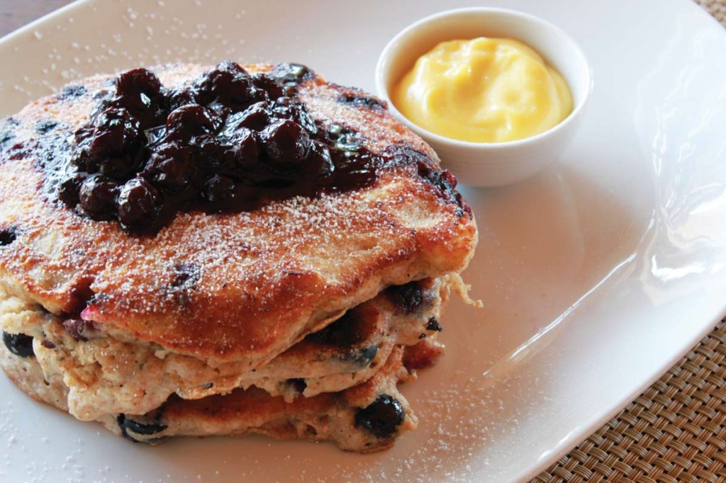 Chef Rebecca Merhej, mar'sel, Terranea, Blueberry Ricotta Pancakes