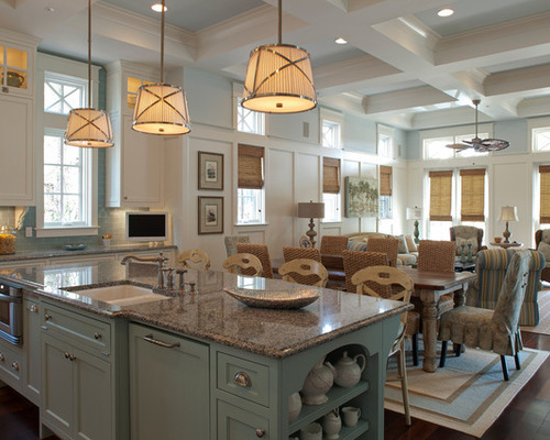 watercolor florida kitchen