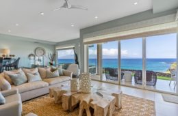 living room in maui